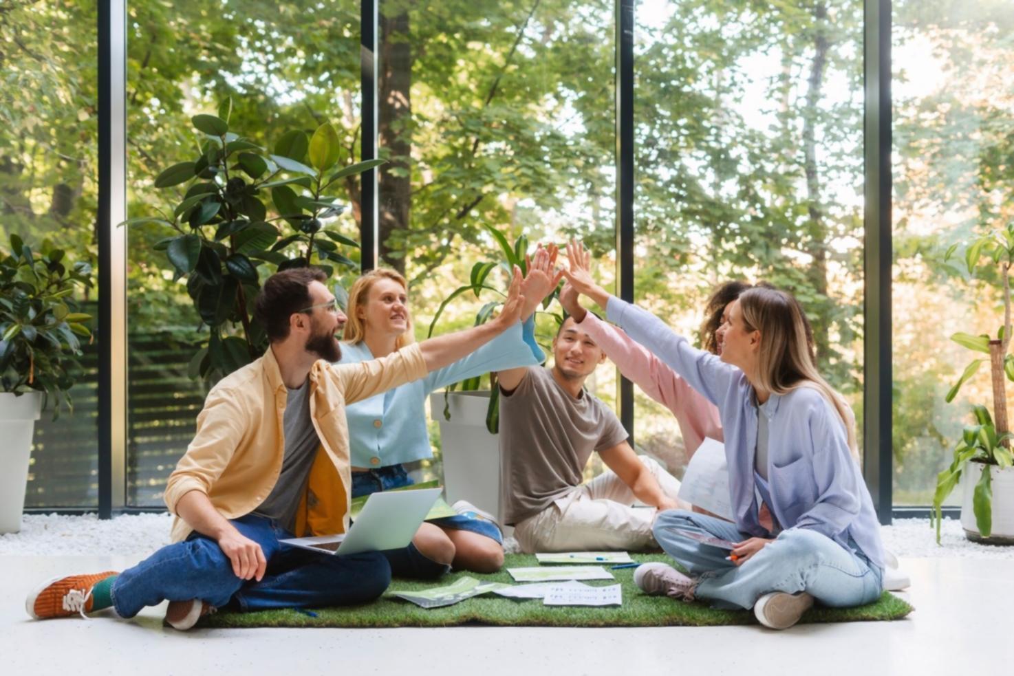 Financial planning session with documents and calculator on desk